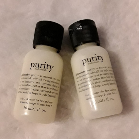 Philosophy Other - 2 mini Purity 3-in-1 cleansers by Philosophy